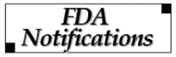 FDA Notifcations