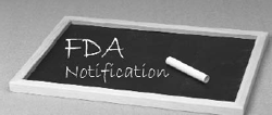 FDA Notification