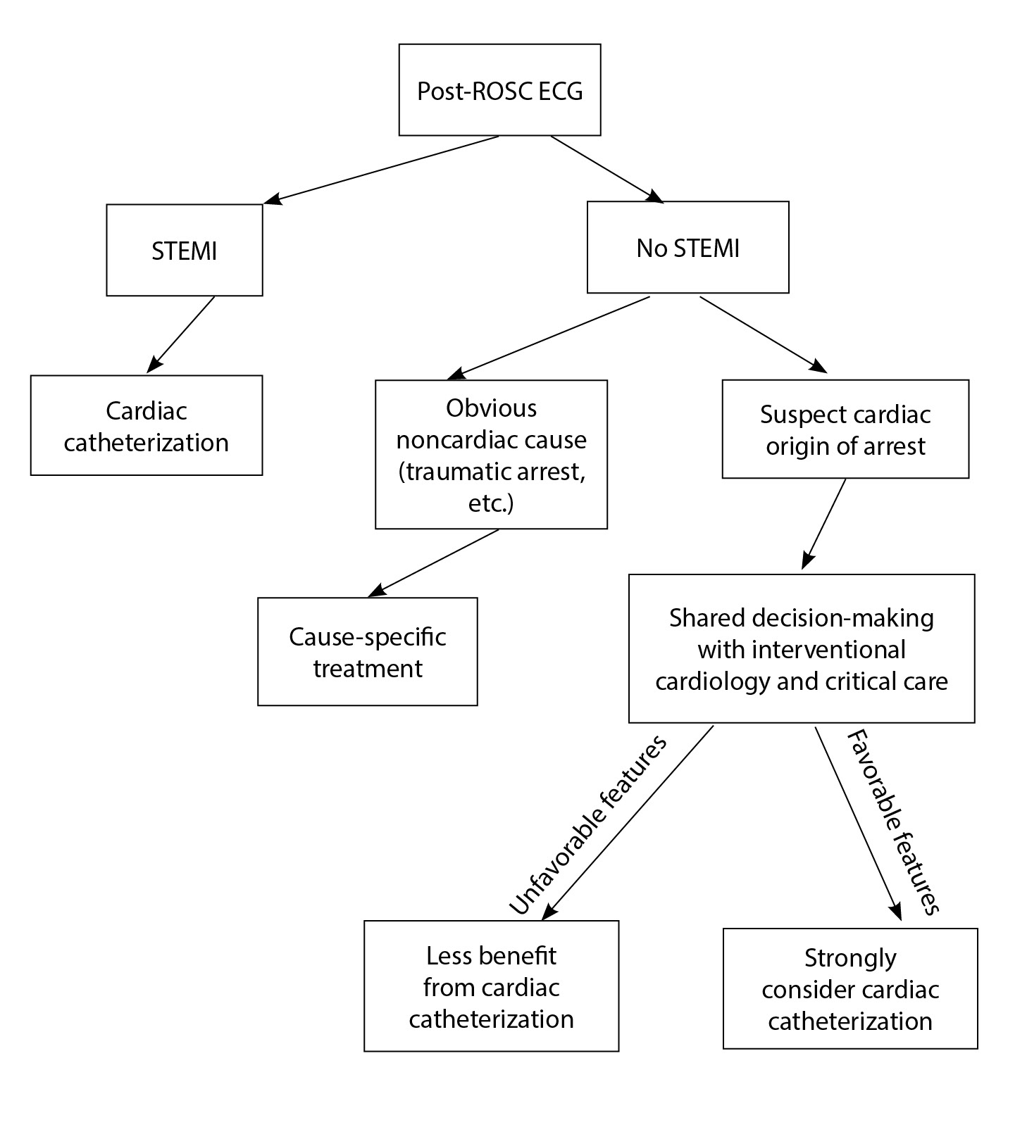 Post-ROSC ECG Algorithm
